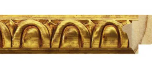 Motllura daurada de talla.